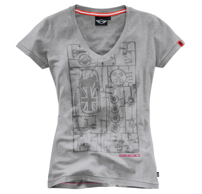Женская футболка Mini Ladies’ T-shirt, Yours, Grey