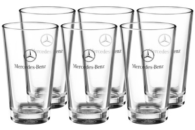 Набор из шести стеклянных стаканов Mercedes-Benz Glass Set