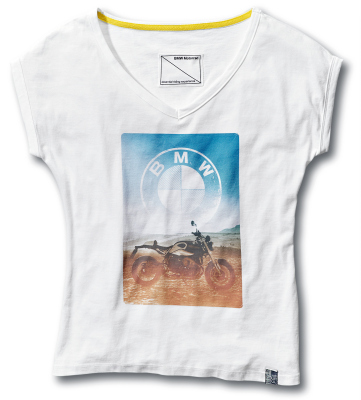 Женская футболка BMW Motorrad Roadster T-Shirt, Ladies, White