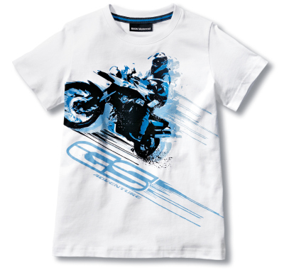 Детская футболка BMW Motorrad Kids T-Shirt, GS Adventure, White