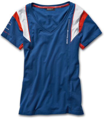 Женская футболка BMW Motorrad Motorsport T-Shirt, Ladies, Blue