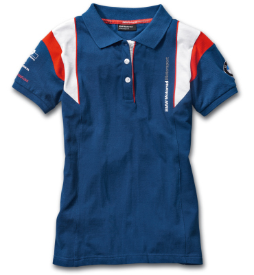 Женская рубашка-поло BMW Motorrad Motorsport Polo-shirt, for Ladies, Blue