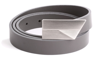 Кожаный ремень Skoda Octavia Leather Belt, Grey
