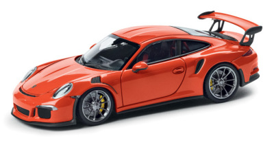 Модель автомобиля Porsche 911 (991) GTS RS, Scale 1:43, Lava Orange