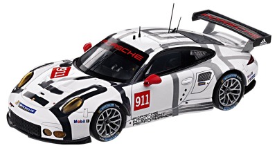 Модель автомобиля Porsche 911 RSR (991) 2015, Scale 1:43, White