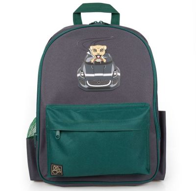 Детский рюкзак Jaguar Kids Backpack, Grey/Green