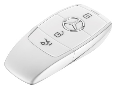 Флешка Mercedes-Benz USB Stick, Key Style, White/Silver, 8GB