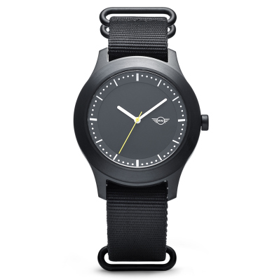 Наручные часы MINI Wing Logo Watch Unisex, Black/Black