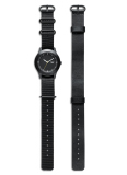 Наручные часы MINI Wing Logo Watch Unisex, Black/Black, артикул 80262445726