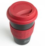 Керамическая термокружка Jaguar Travel Ceramic Mug, Red/Black, артикул JDMG743BKA