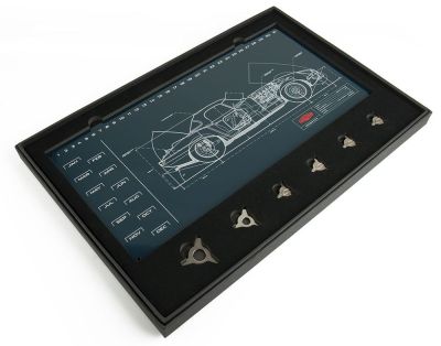 Магнитная доска-календарь Jaguar Heritage E-Type Magnetic Calendar