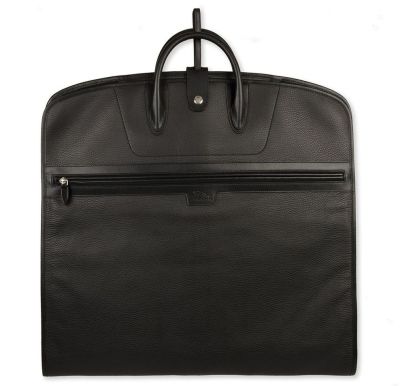 Кожаный портплед для перевозки костюма Jaguar Leather Suit Carrier, Black