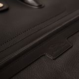 Кожаный портплед для перевозки костюма Jaguar Leather Suit Carrier, Black, артикул JBLU342BKA