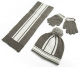 Детский набор из шапки, шарфа и перчаток Jaguar Children Winter Set, Grey Marl, артикул JDGF821GMA