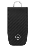 Кожаный футляр для ключей Mercedes-Benz Key Wallet, Gen. 6, Carbon Look, артикул B66958411