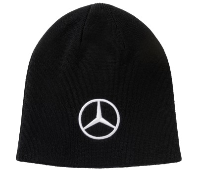 Вязаная шапка унисекс Mercedes-Benz F1 Team Knitted Hat, Unisex, Black