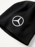 Вязаная шапка унисекс Mercedes-Benz F1 Team Knitted Hat, Unisex, Black, артикул B67995417
