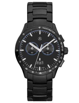 Мужские наручные часы-хронограф Mercedes-Benz Men’s Chronograph Watch, Mercedes-Benz, Black Edition