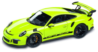 Модель автомобиля Porsche 911 GT3 RS, Light Green, Scale 1:43