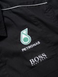Мужская рубашка с коротким рукавом Mercedes F1 Men's Shirt, Team 2017, Black, артикул B67995287