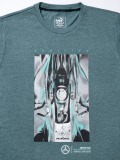 Мужская футболка Mercedes Men's T-shirt, AMG Petronas Graphic, Green, артикул B67997069