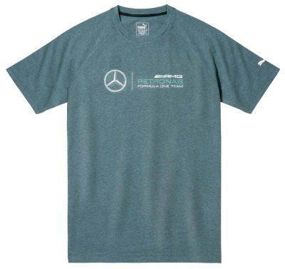 Мужская футболка Mercedes Men's T-shirt, AMG Petronas Logo, Green