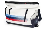 Спортивная сумка BMW Motorsport Sports Bag, White/Team Blue, артикул 80222446464