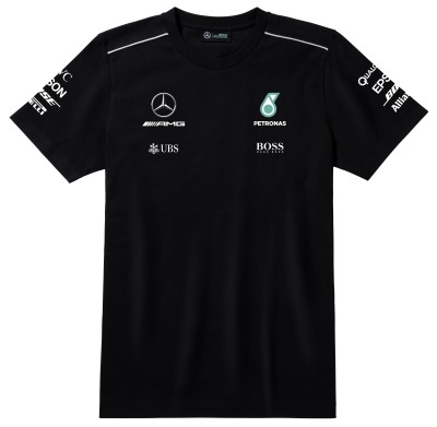 Мужская футболка Mercedes AMG Petronas Men's T-shirt, Driver, Black