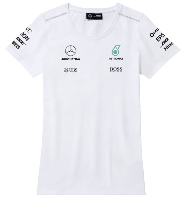 Женская футболка Mercedes AMG Petronas Women's T-shirt, Driver, White