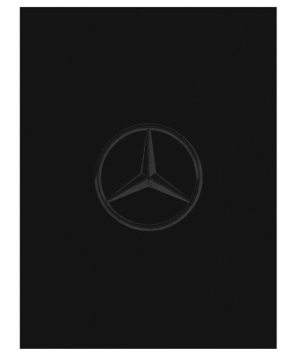 Двусторонний плед Mercedes Reversible Fleece Blanket, Black/Anthracite