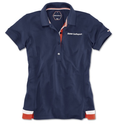 Женская рубашка-поло BMW Golfsport Fashion Polo Shirt, Ladies, Navy Blue