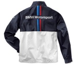 Мужская куртка BMW Motorsport Jacket, Men, White / Team Blue, артикул 80142446441