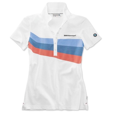 Женская рубашка-поло BMW Motorsport Polo Shirt, Ladies, White