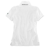 Женская рубашка-поло BMW Motorsport Polo Shirt, Ladies, White, артикул 80142446401
