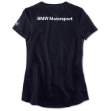 Женская футболка BMW Motorsport Fan T-Shirt, Ladies, Team Blue, артикул 80142446396