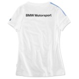 Женская футболка BMW Motorsport Motion T-Shirt, Ladies, White, артикул 80142446391