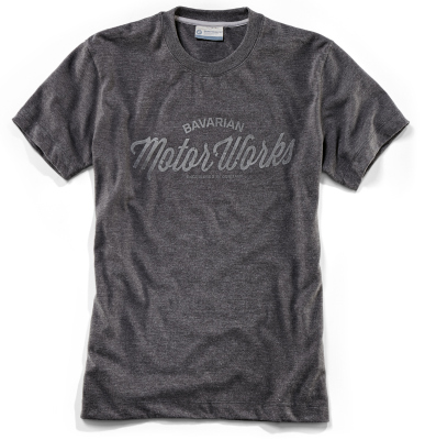 Мужская футболка BMW Motorrad T-Shirt Motor Works, for Men, Grey