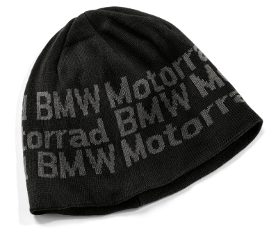 Вязаная шапка BMW Motorrad Knitted Beanie Logo, Black