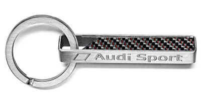 Брелок Audi Sport Keyring Carbon Koeper
