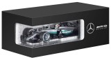 Модель болида Mercedes-AMG Petronas Formula One™ Team W07 (2016), Lewis Hamilton, 1:18 Scale, артикул B66960413