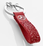 Брелок Mercedes-Benz Key Ring, Milano, Red, Swarovski, артикул B66953270