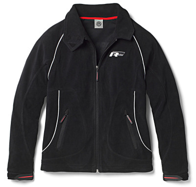 Женская флисовая куртка Volkswagen R-Line Fleece Jacket, Ladies, Black