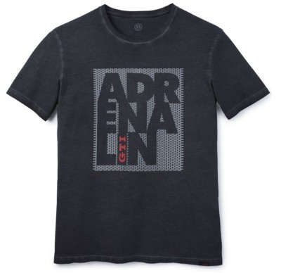 Мужская футболка Volkswagen Adrenalin-GTI T-Shirt, Mens, Dark Grey