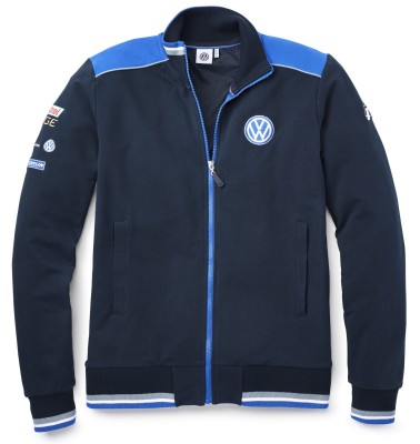 Мужская толстовка Volkswagen Motorsport Sweat Jacket, Men's, Dark Blue