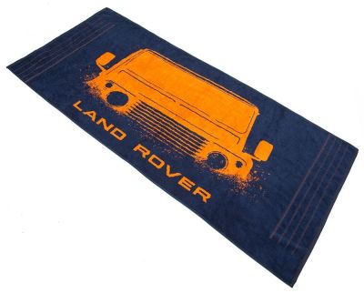 Пляжное полотенце Land Rover Towel - Defender Graphic, Blue/Orange