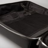 Кожаный чемодан Jaguar Carry On 4-Wheel Cabin Case, Black, артикул JBLU343BKA