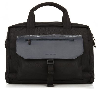 Дорожная сумка Land Rover Nylon And Leather Briefcase - Black