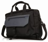 Дорожная сумка Land Rover Nylon And Leather Briefcase - Black, артикул LBLU354BKA