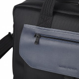 Дорожная сумка Land Rover Nylon And Leather Briefcase - Black, артикул LBLU354BKA