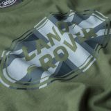 Мужская футболка Land Rover Men's Union Flag Graphic T-shirt, Green, артикул LBTM088GNB